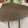 DKNY Tribeca Triple Zip Grained Leather Satchel Desert Image 5