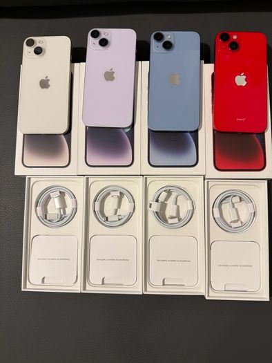 iPhone 14,128GB (GRADE A Mint Like New) Original phone never been opened with Original Batteries UNLOCKED 3 Month Warranty Free Phone Cover and Screen Protector