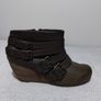 Schuh Blowfish Malibu Wedge Leather Boots, NEW Image 4