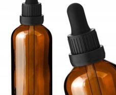 100 ml Brown Glass Bottle with Glass Pipette Drop