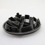 130mm 100mm Gloss Full Black Front Grill Rear Trunk Lid Emblem Badge Replacement Car Logo Emblem for Volkswagen Jetta MK6 2011-2014 Image 3