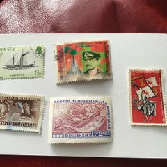 5 World stamps