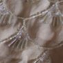 Miss Selfridges - Beige Cream Scallop Beading Vintage Style Shorts Image 5