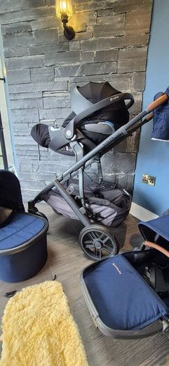 UPPAbaby Vista Travel System Bundle  Navy  Excel