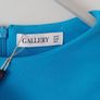 GALLERY cobalt blue peplum top Image 3