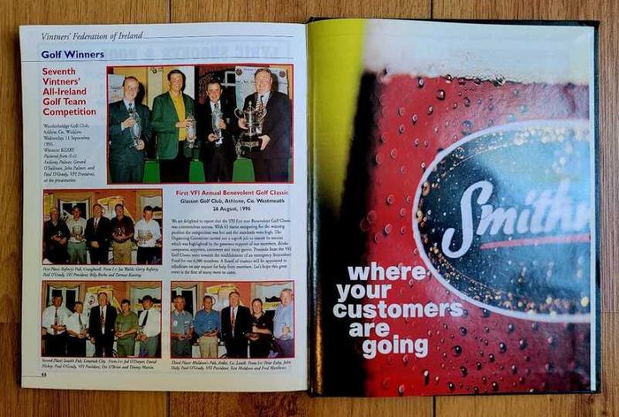 Rare Vintners' Federation of Ireland Year Book & Diary 1997 Hardback Unused