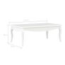 Coffee Table White 110x60x40 cm Solid Pine Wood Image 7
