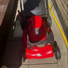 petrol lawnmower