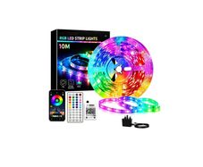 10M Led Strip Light RGB with 44-key Remote and App Control