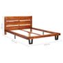 Bed Frame with Live Edge Solid Acacia Wood 120 cm Image 8