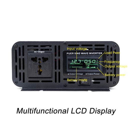 BRAND NEW Power Inverter 4500W Voltage Converter DC 12V 220V Car Converter Multifunction LCD Display
