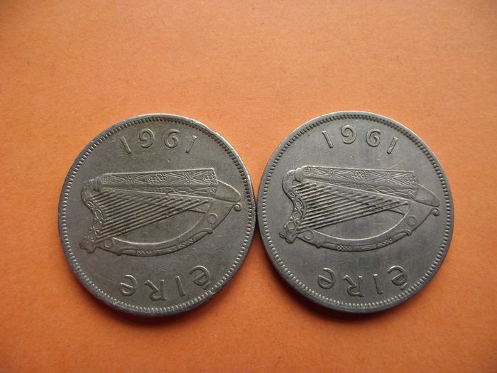 Irish Half Crown at your choice in range (1951-1967)