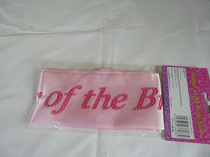 Mother of the Bride Sash for Sale