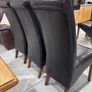 Leather dining chairs Image 7