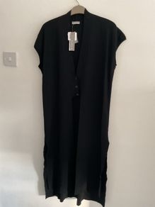 Bnwt Naya black longtime sleeves cardigan layering piece rrp 155  euro size medium