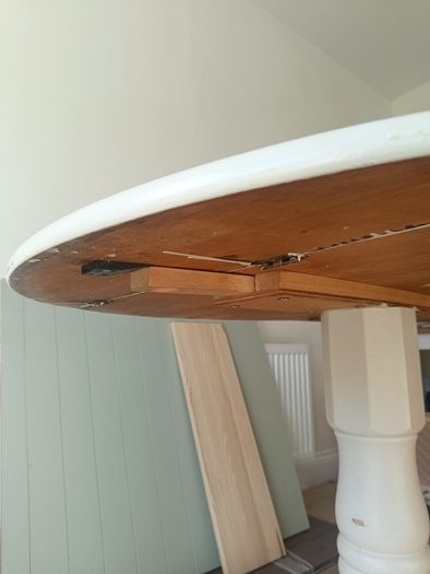 white table
