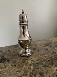 silver plated sugar shaker