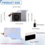 GeeekPi P33 M.2 NVME M-Key PoE+ Hat with Official Pi 5 Active Cooler for Raspberry Pi 5, Support M.2 NVMe SSDs 2230/2242/2260/2280 - NEW! Image 7