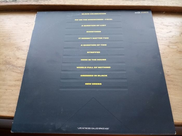 1986 Depeche Mode - "Black Celebration" 12in Vinyl