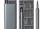 25-in-1 Precision Screwdriver Set, Multi-Function Repair Tool Kit for Mobile Phones &amp; Tablets, Durable Plastic, Protecting Electronic Components, Assorted Bit Heads, Non-Charging - Essential Electronics Maintenance Tools