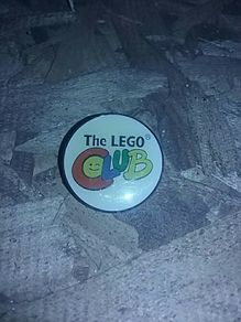 The lego club badge