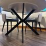 Modern Marble Finish Dining table from Home Sweet Home Image 4