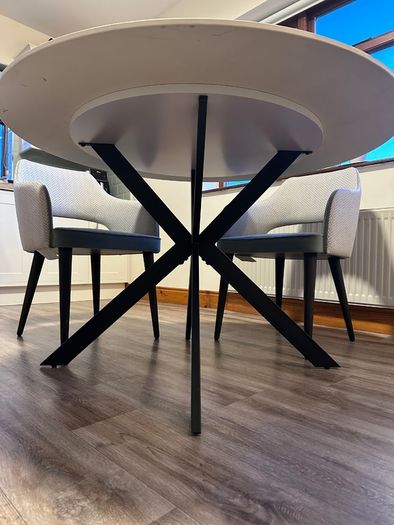 Modern Marble Finish Dining table from Home Sweet Home