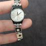 Women Swatch Watch Chessboard Steel Band LB160G Plastic Black Case 25mm Vintage Image 6