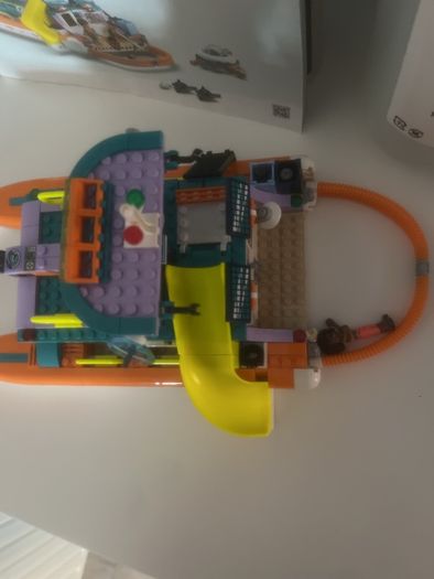Lego Friends set 41734 sea recycling catamaran boat