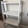 White ladder storage unit Image 2