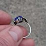 Stunning Art Deco Blue Chalcedony Ring Image 9