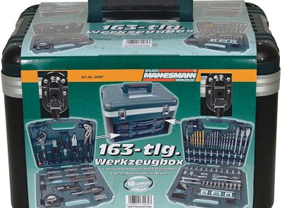 Bruder Mannesmann M29087 Tool Box 163 Pieces - Free Delivery Nationwide