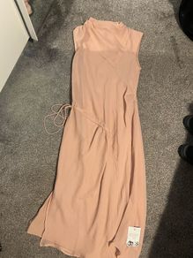 asos blush pink dress