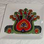 Pair of vintage Peacock plates Hollohaza Image 2