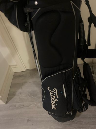 Tiltiest stand golf bag w rain cover