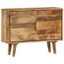 Sideboard Solid Mango Wood 90x30x69 cm Image 8