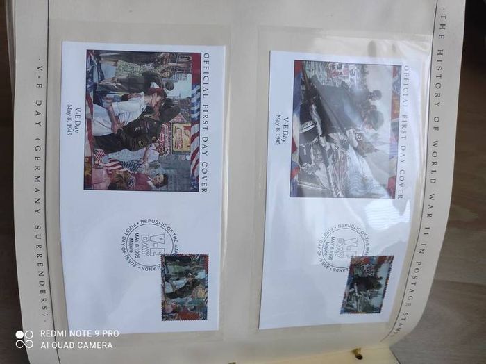 The History of World War II in the postage stamps