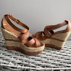 River Island Tan Wedges