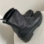 Black Leather Ankle Boots Image 4