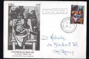 1974 Ireland Contemporary Irish Art: Painting by Norah McGuiness Commemorative Stamp First Day Cover (FDC) with Cill Choinnigh (Kilkenny) cancel
