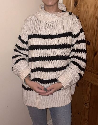 Zara striped knit Jumper