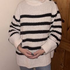 Zara striped knit Jumper