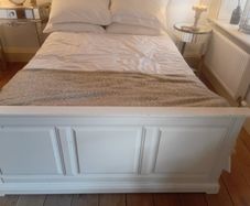 bedframe and mattress