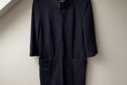 Laurel Navy Midi Coat