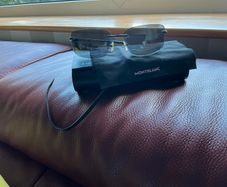 Mont Blanc Mens Rimless Sunglasses