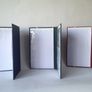 3x Classic Photo Albums Green Navy Burgundy Gold Trim Image 5