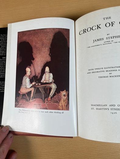 The Crock of Gold, James Stephens, Illustrated - Macmillan - VGC - Hardback