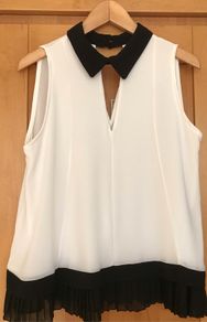 BNWT Ladies Cream&Black Top by Paola D'oro, Carraig Donn