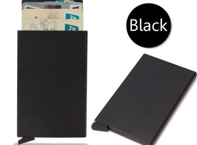Rfid Credit Card Holder Men Thin Slim Mini Minimalist Wallets Luxury Metal Bank ID Cardholer Case Wallet for Men Carteras Choice