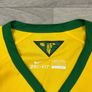 NEW Authentic Nike Brazil 2014 Home Jersey Shirt Mens Large Image 7